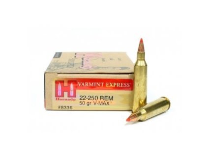 Náboj kulový Hornady, Varmint Express, .22-250 Rem.,  50 GR (3,2g), V-Max