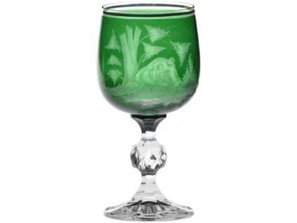 04. sada 6x sklenička na víno (190ml), zelená barva