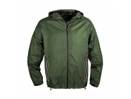 TECH RAIN bunda zelená M (Varianta TECH RAIN bunda zelená M)
