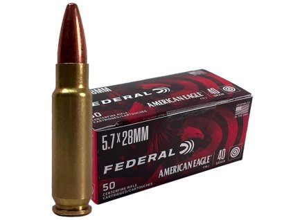 Náboj kulový Federal, American Eagle, 5,7x28mm, 40GR (2,5g), FMJ