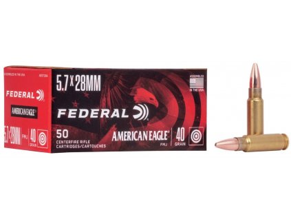 Náboj kulový Federal, American Eagle, 5,7x28mm, 40GR (2,5g), FMJ