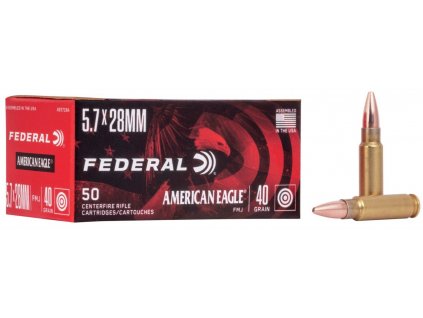 Náboj kulový Federal, American Eagle, 5,7x28mm, 40GR, FMJ