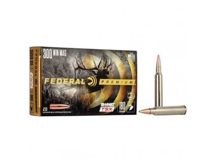 Náboj kulový Federal, Vital Shok, .300 WinMag, 165GR, Barnes TSX