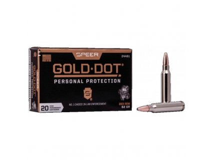 Náboj kulový Speer, Personal Protection, .223 Rem, 62GR, Gold Dot