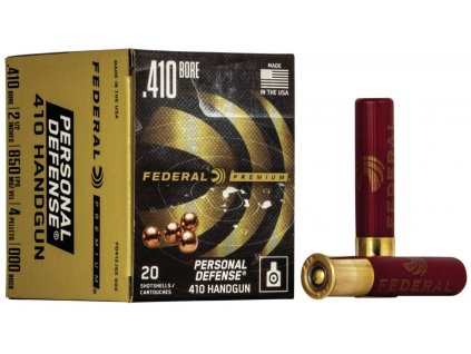 Náboj brokový Federal, Premium Personal Defense, .410" - 3", 9 střel, 6,1mm