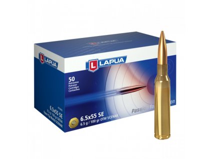 Náboj Lapua 6,5x55 Swedish SCENAR-L, GB547, OTM, 7,80g, 120gr