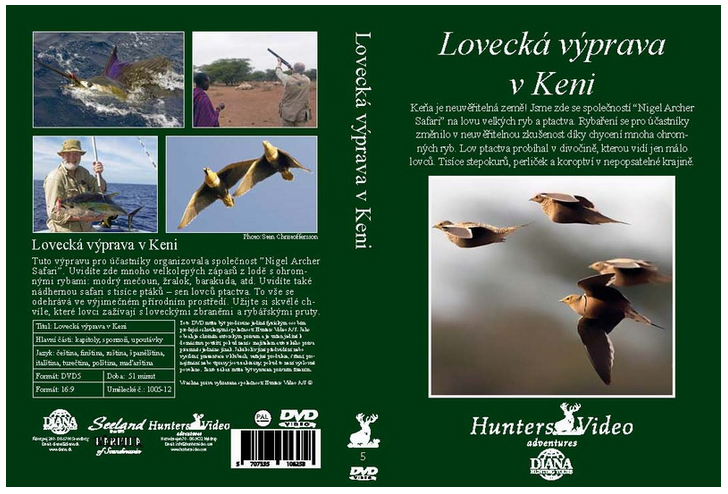 Hunters Video DVD Lovecká výprava v Keni
