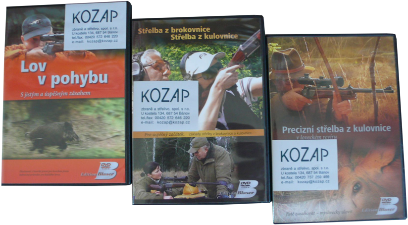 DVD - Střelba z brokovnice / Střelba z kulovnice