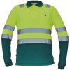 CERVA Pánská HI-VIS polokošile s dlouhým rukávem LEON
