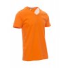 Pánské tričko V-NECK oranžová XXL