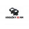 1059 ocelove montazni krouzky na weaver 30 mm pro puskohledy stellar alpex ds35 a aresznacky thermvisia