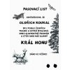 Pasovací list král honu č.723 na desce s kůrou 3D