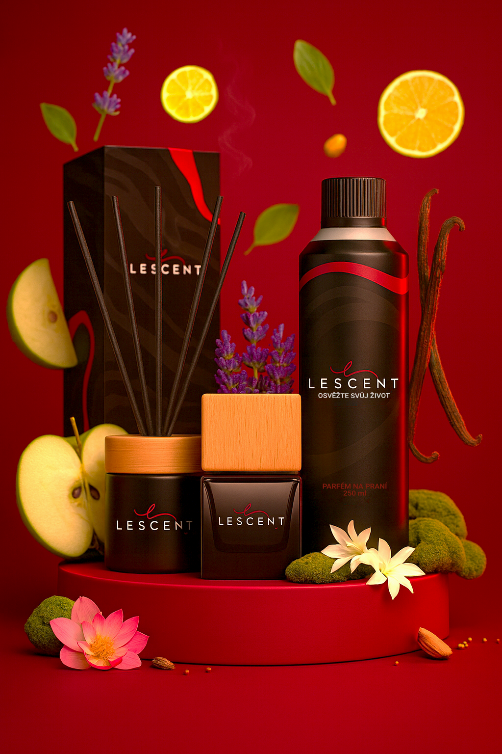 Lescent Red