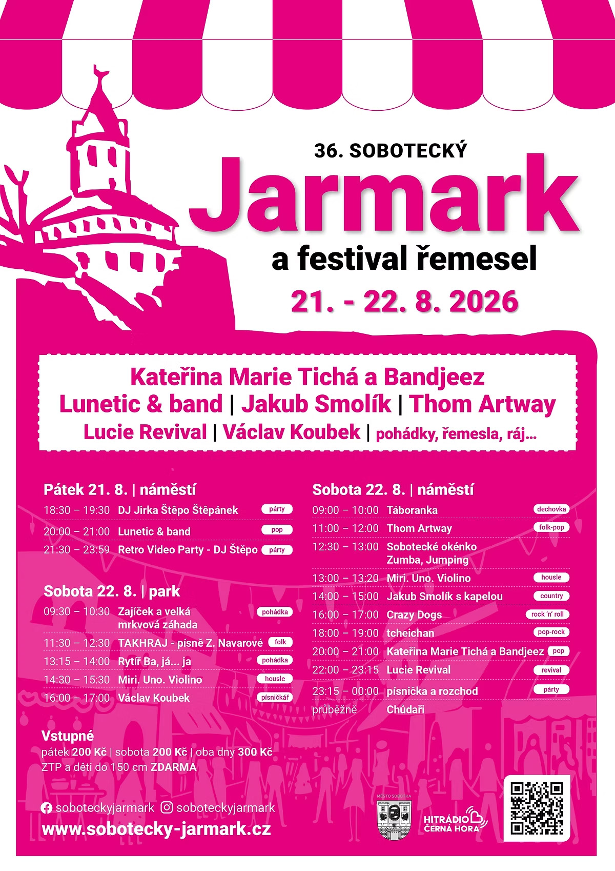 V sobotu se potkáme na Soboteckém jarmarku!