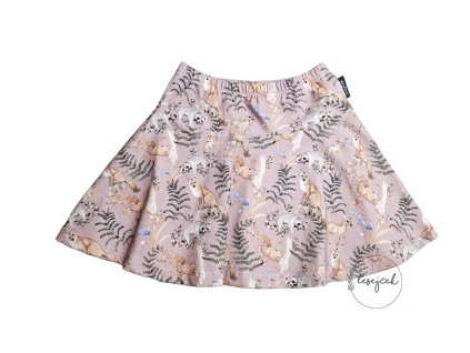 Sukně ZVÍŘÁTKA V KAPRADÍ