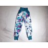 SKTK01 Softshellové kalhoty TYRKYSOVÉ KVĚTY 02
