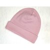 Čepice dvouvrstvá světle růžová