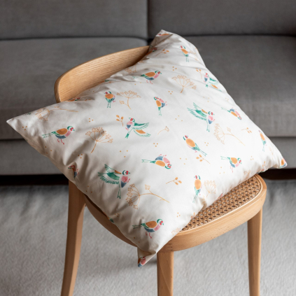 Premium polštář - Stehlíci