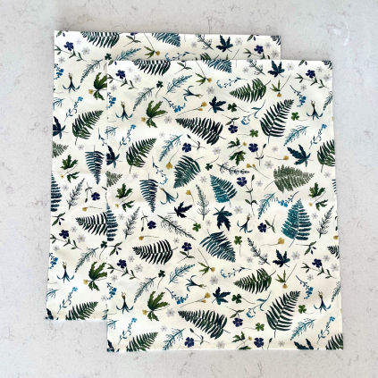 Bio bavlněné prostírání 2 ks  z organické bavlny (GOTS)