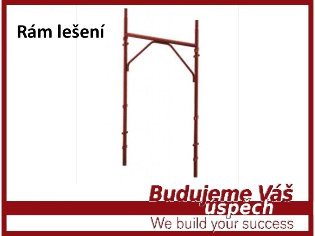 Produkt rám lešení červený