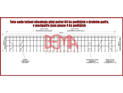 1. RÁMOVÉ LEŠENÍ 59,9 M² PODLÁŽKY NOVÉ