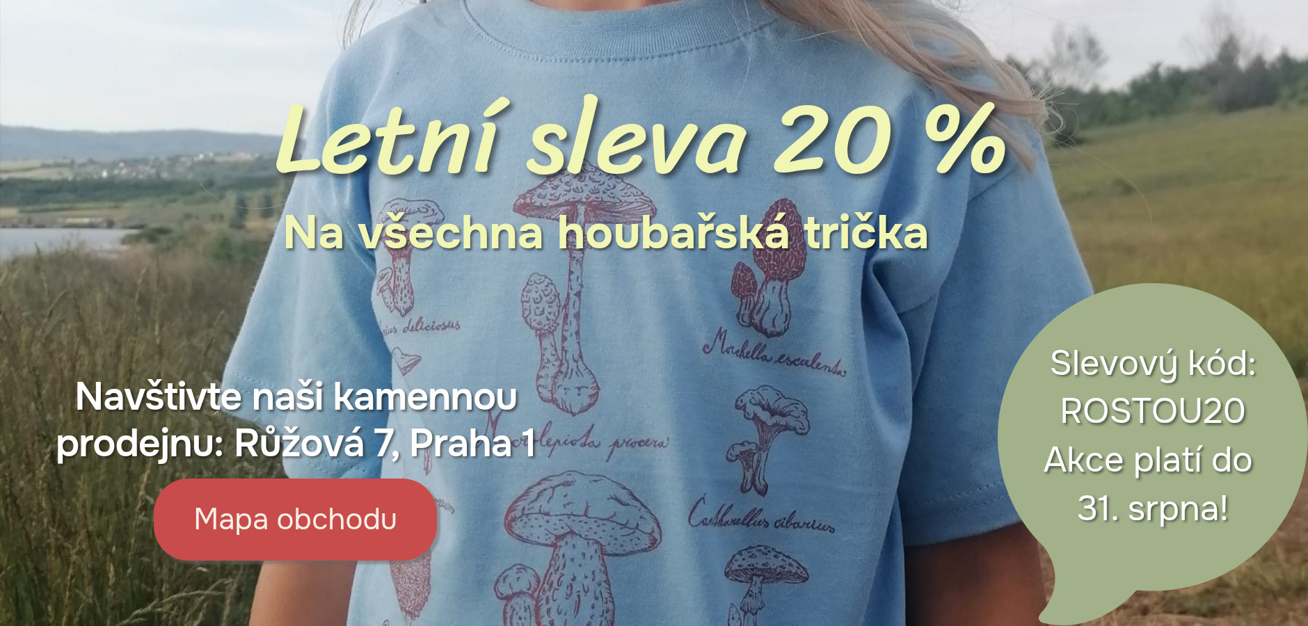 letní akce na trička