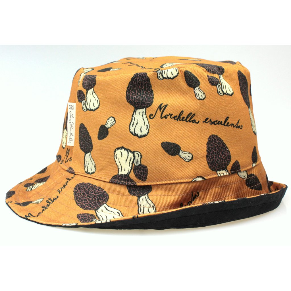 Klobouk "Smrž" - hořčicový