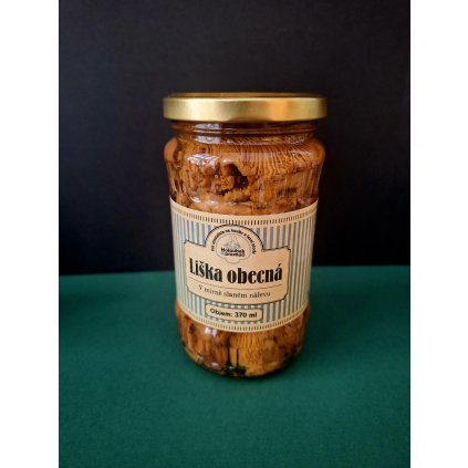 Nakládané lišky ve slaném nálevu 370 g