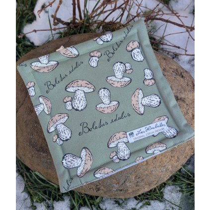 Chňapka "Hříbky" - khaki