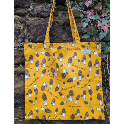 Taška nejen na houby "Smrž" - hořčicová