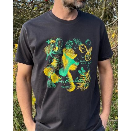 Pánské tričko "Barevné houby"