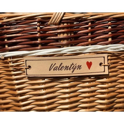 Personalizovaný kožený štítek