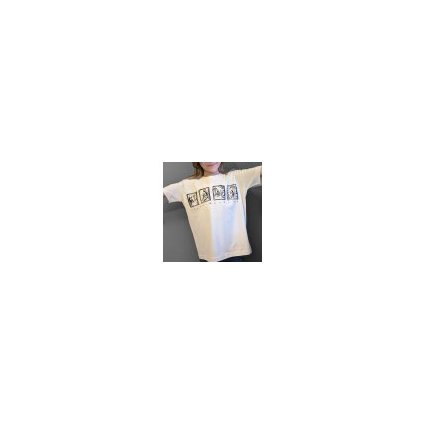 Dětské tričko " Ježkovy voči" krémová