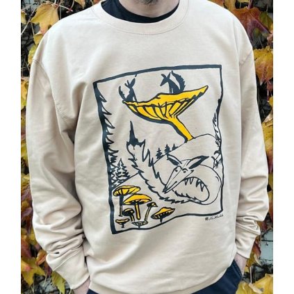 Mikina "Lišky" béžová