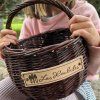 Dětský proutěný košík Tiny –  na houby a poklady, 20 cm průměr
