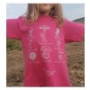 Dětské tričko "Mykologické" růžové