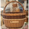 Velký proutěný koš Mirek - s podélným uchem