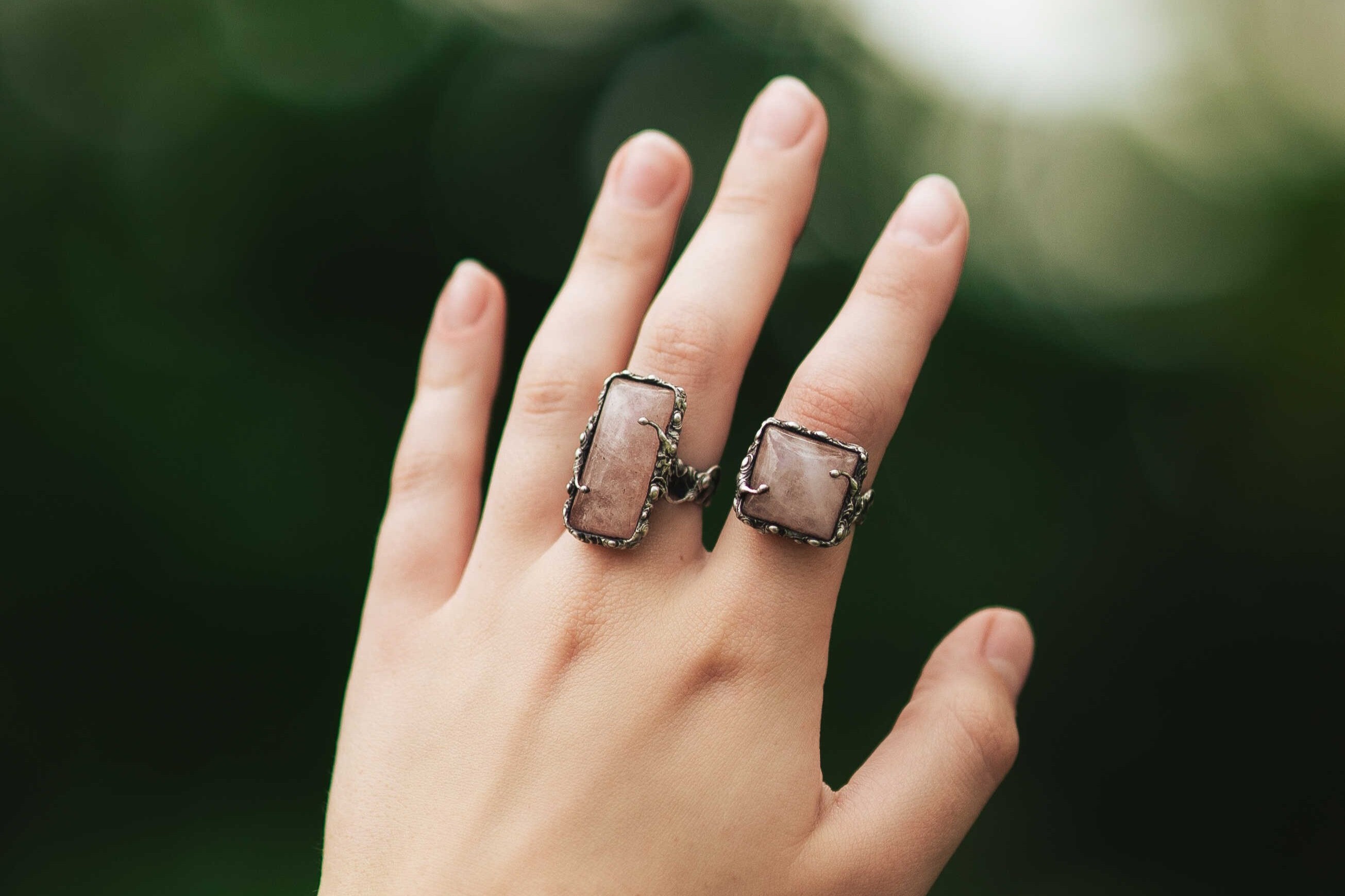 Prsteny s morganitem