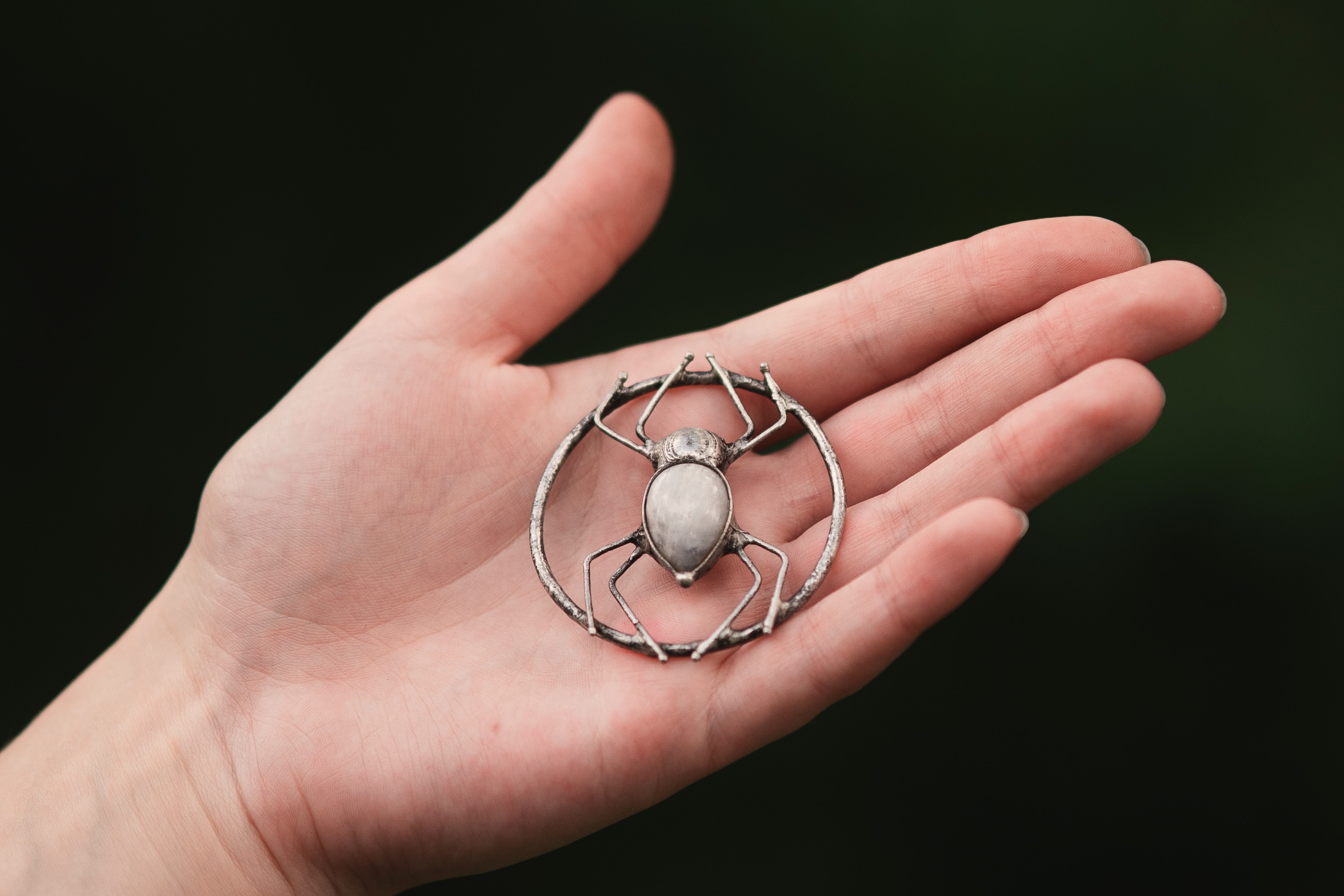 Pavouk s měsíčním kamenem