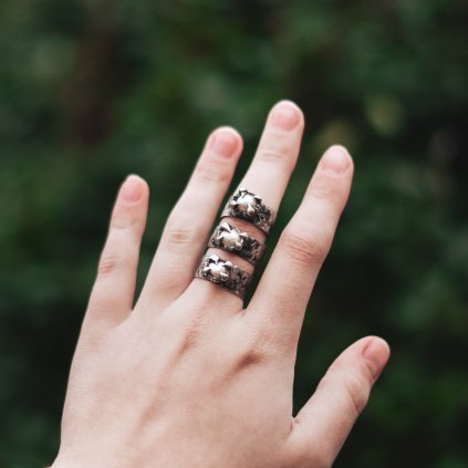 Prsten s říční perlou-varianty