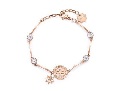 brosway-naramok-nekonecno-s-priveskom-chakra-pre-kamaratku-pozlateny-ruzovym-zlatom-hviezdicka-zensky
