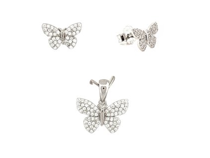 strieborny-set-nausnice-s-priveskom-motyla-s-cirymi-zirkonmi-s002