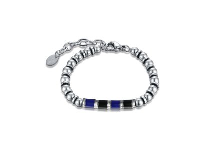 detsky-naramok-modro-cierny-z-ocele