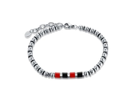 pansky-naramok-cerveno-cierny-z-ocele