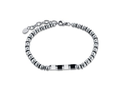 pansky-naramok-bielo-cierny-z-ocele