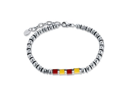 pansky-naramok-zlto-cerveny-z-ocele