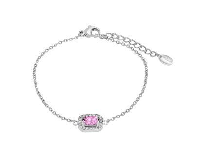damsky-naramok-s-ruzovym-zirkonom-z-ocele