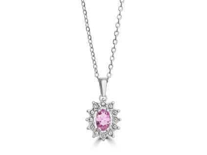 damsky-nahrdelnik-s-ruzovym-zirkonom-z-ocele-2