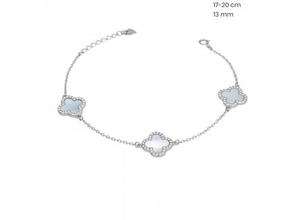 strieborny-naramok-s-bielymi-stvorlistkami-40152101