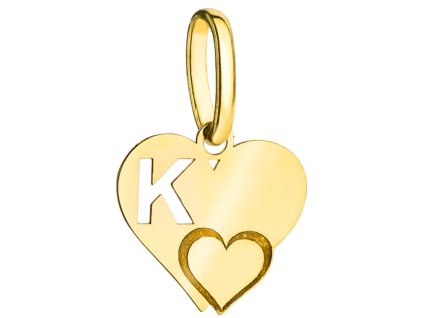 zlaty-privesok-srdiecko-s-pismenom-k-25150